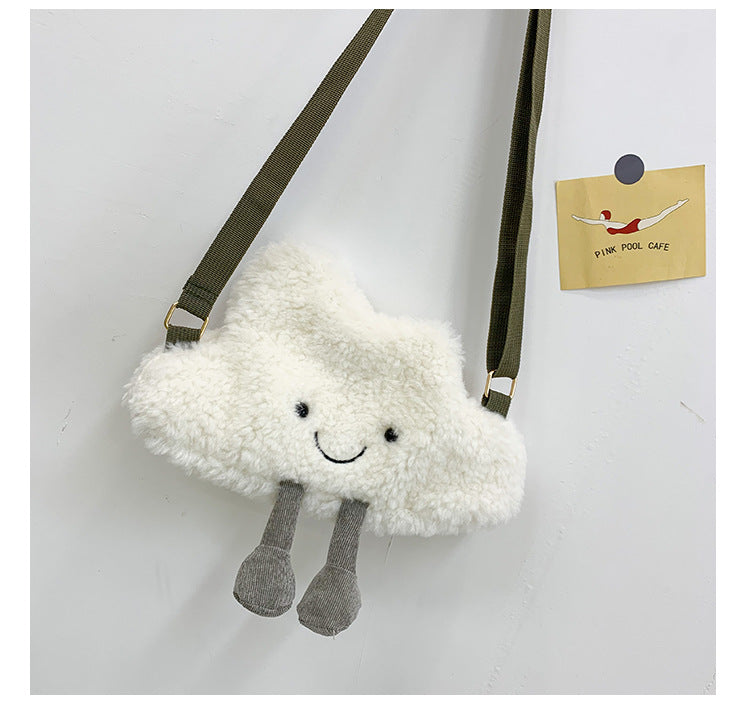 Cute Cloud Guy Plush Bag