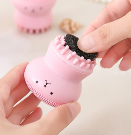 OctoGlow Silicone Facial Cleansing Brush