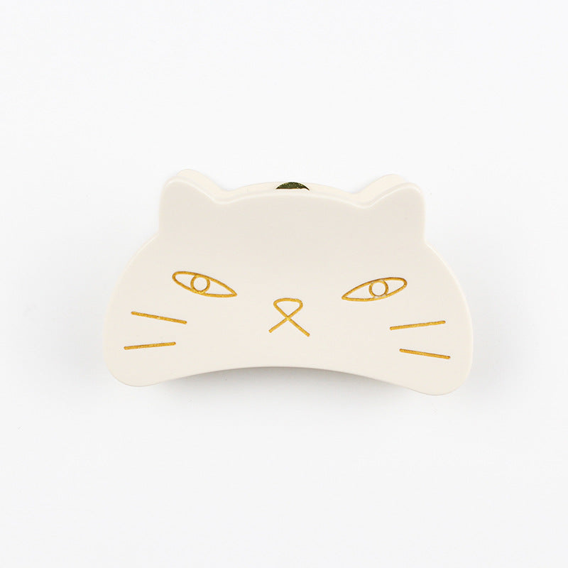 Japanese hair accessories cute cat hair clip