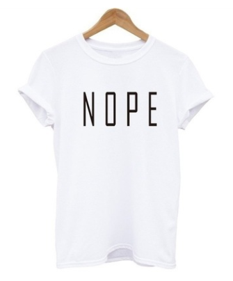 Nope Short Sleeve T-shirt