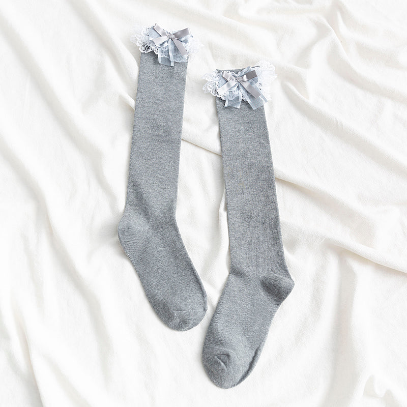 Mid-length Calf Lace Socks