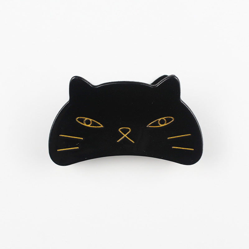 Japanese hair accessories cute cat hair clip