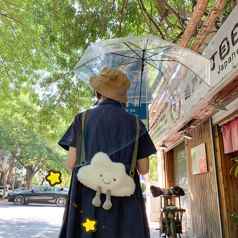 Cute Cloud Guy Plush Bag