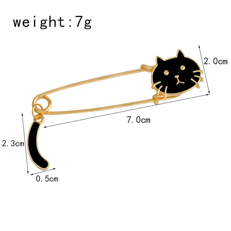 Cute cat pin