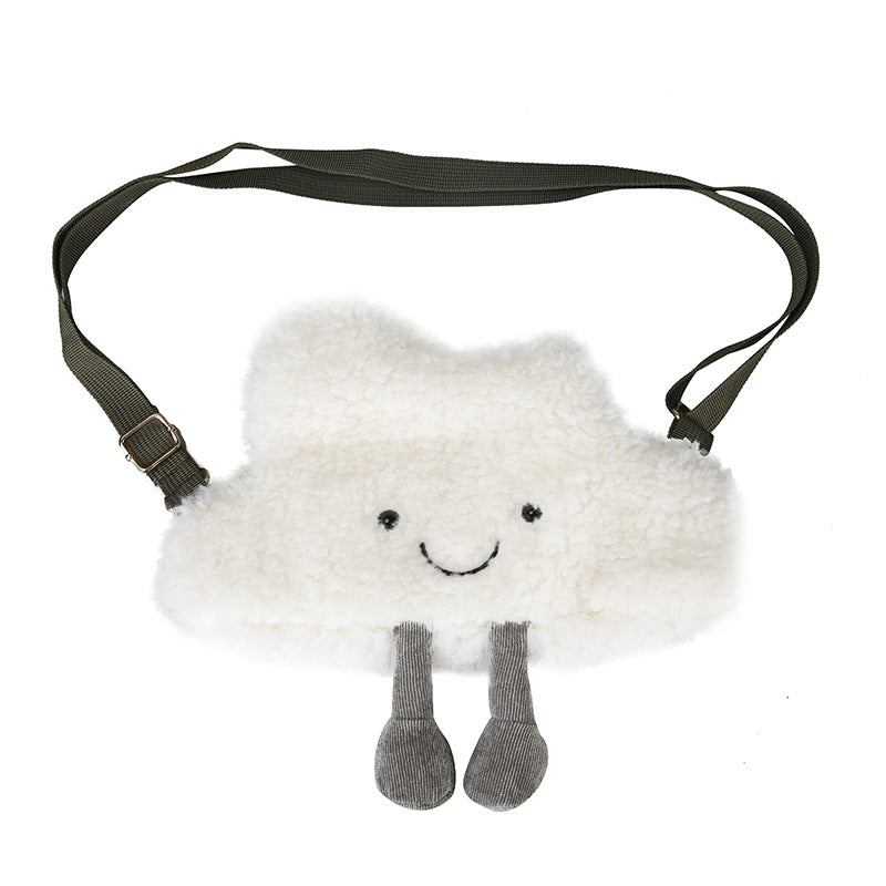 Cute Cloud Guy Plush Bag